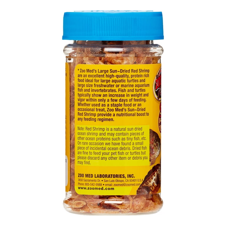 Zoo Med, Fish & Aquatic Pet Food, 0.5 Oz, Large Sun-Dried Red