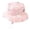 X1 Pink, variant on Ticikt Sun Protection Hat for Kids Toddler Boys Girls Wide Brim Summer Outdoor hat Cotton Baby Bucket Hat with Chin Strap