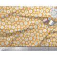 thumbnail image 2 of Soimoi Rayon Crepe Fabric Star & Cute Animals Kids Printed Craft Fabric by The Yard 46 Inch Wide, 2 of 3