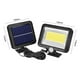 thumbnail image 5 of Luz de pared de inducción solar dividida, luz IP65 a prueba de agua, luces de inundación de seguridad solar ajustables para jardín, garaje, camino, patio, césped, balcón Adepaton 2035753-2, 5 of 8