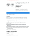 thumbnail image 2 of Rear Brake Rotor Set - Compatible with 2005 - 2008 Audi A6 Quattro 2006 2007, 2 of 2