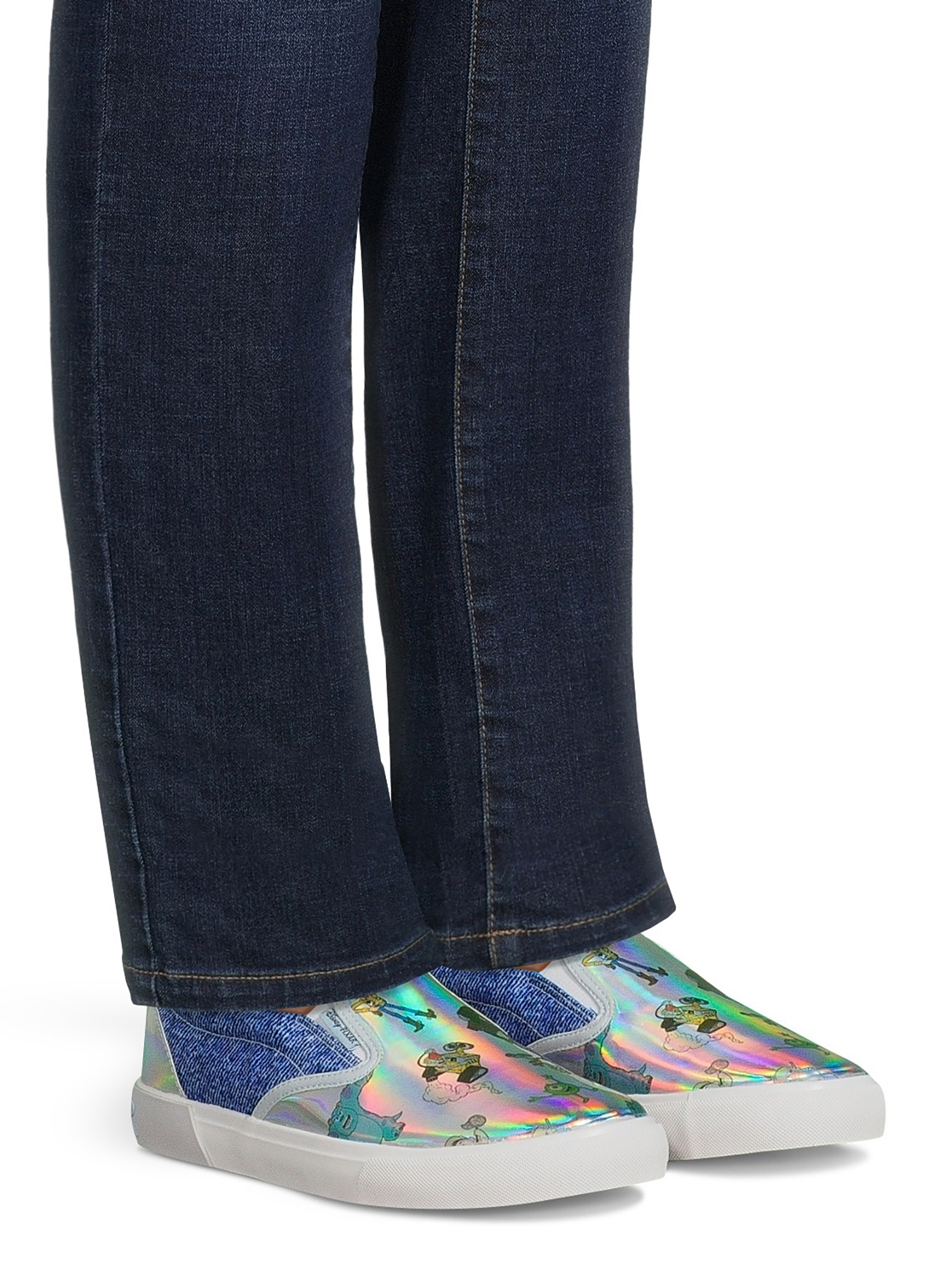 Disney Pixar Women's Slip On Sneakers, Sizes 6-11