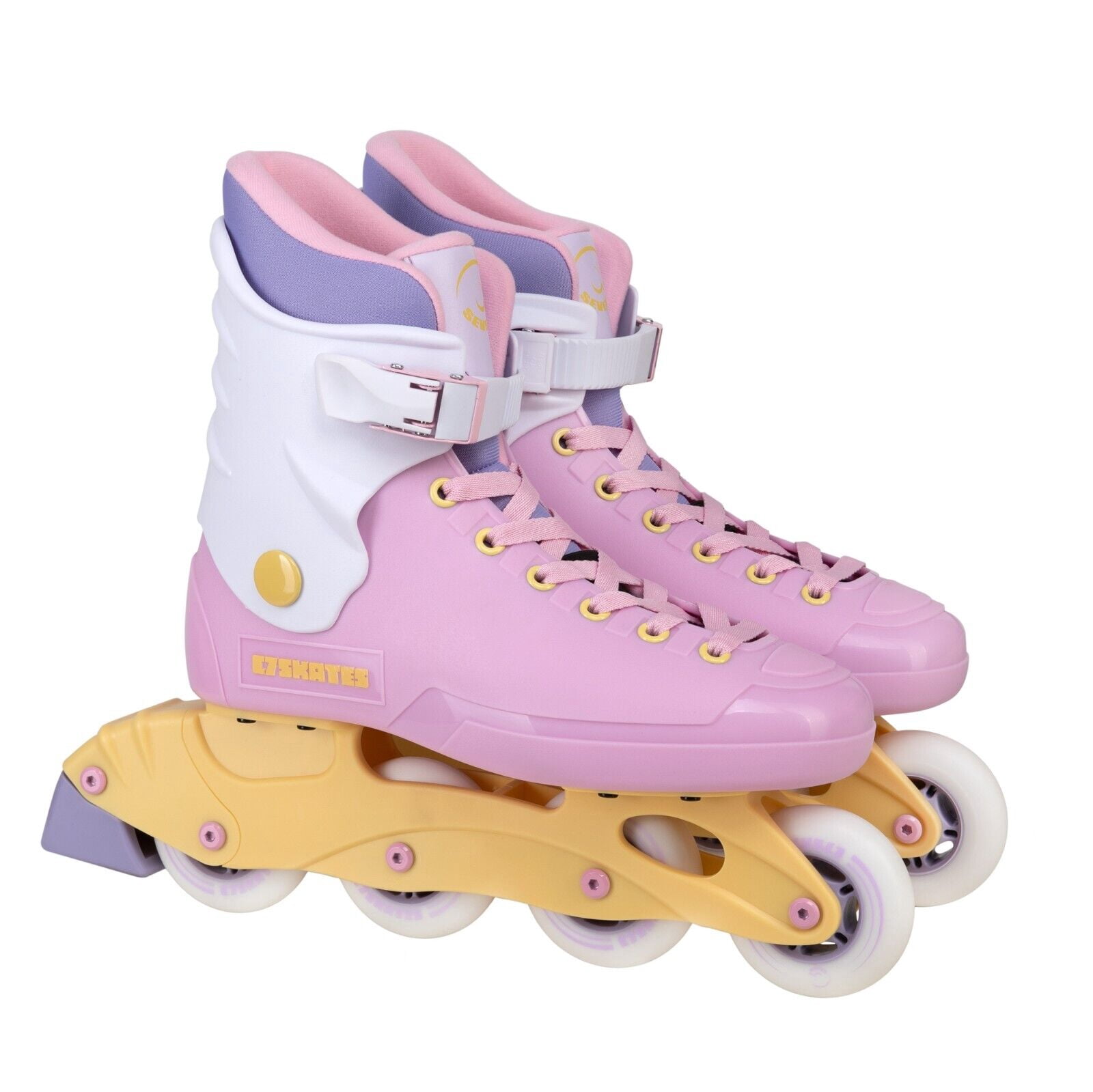 C7skates Sunrise Spark Nostalgic Adult Inline Skates For Women and Adult, Size 5