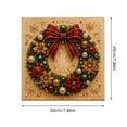 thumbnail image 5 of Vostella Christmas Pearl Diamond Painting DIY Art Kit , Complete 5D Christmas Pearl Bead Art Craft forHome Wall Table Display, Festive Diamond Painting Kit for Holiday Party Decoration Gift, 5 of 6