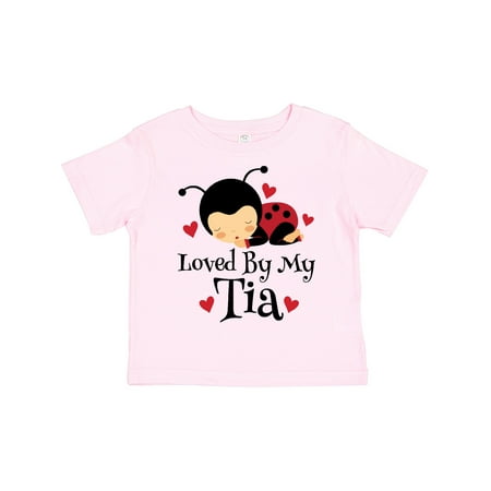 

Inktastic Tia Aunt Loves Me Ladybug Gift Toddler Boy or Toddler Girl T-Shirt