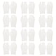 thumbnail image 1 of FELTECHELECTR 12 pares de guantes de algodón blancos resistentes al desgaste, en una bolsa, guantes de trabajo de etiqueta (tipo engrosado, talla L), 1 of 6