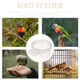 thumbnail image 3 of WORGEOUS 5pcs cuencos para loros colgantes alimentadores de loros transparentes comederos de aves multifunción, 3 of 8