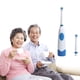 thumbnail image 2 of Cepillo de dientes eléctrico giratorio cepillo de dientes automático cepillo de dientes inalámbrico resistente al agua cepillo de dientes automático blanqueador a batería para viajes uso doméstico, 2 of 6