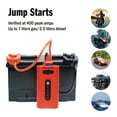 thumbnail image 6 of WEEGO 44 Jump Starter 2100 Peak 400 Cranking Amps High Performance Lithium Ion Power Pack Quick Charges Phones 500 Lumen LED Flashlight Water Resistant USA Designed and Engineered, 6 of 11