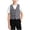 Gray, variant on Boys Sleeveless Suit Vest Solid Color Button Down V-Neck Waistcoat School Uniform Outfits for Party Purple 7-8Years