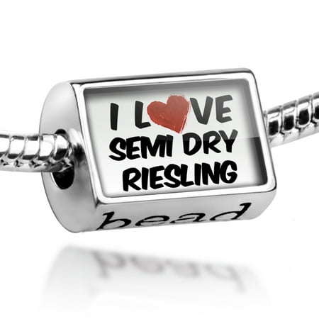 - Bead I Love Semi Dry Riesling Wine Charm Fits All European Bracelets