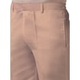 thumbnail image 4 of eloria Men's Premium Comfort Straight Fit Flat Front Dress Pant Pyjamas, Color: Peach, Size : 40, 4 of 5