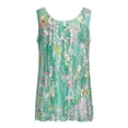 thumbnail image 5 of Rciityk Women's Tank Tops Dressy Casual Sleeveless Tunic Shirts Summer Tops Crew Neck Floral Print Loose Fits Blouses, 5 of 5