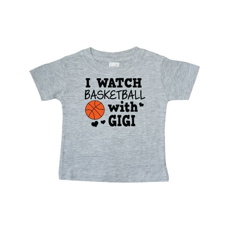 

Inktastic I Watch Basketball with Gigi Gift Baby Boy T-Shirt