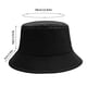 thumbnail image 3 of Verano Hombres y Mujeres Plegable Puro Color Fisherman Sombrero Sombrero de Sol Bucket Cap Reversible Doble Lado de desgaste, 3 of 8