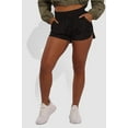thumbnail image 6 of High Waist Windbreaker Hot Running Shorts - Black, 6 of 9