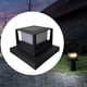 thumbnail image 3 of Luz de poste Solar para exteriores, accesorio de iluminación Exterior IP44, poste de cerca impermeable, luz Exterior para terraza, patio, jardín Negro, 3 of 5