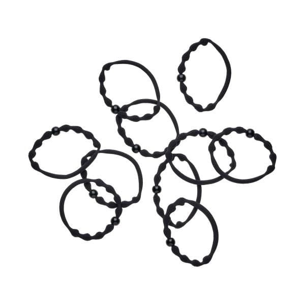 Goody Ouchless Damage-Free Forever - Black Elastics - 10Ct, Goody Elastics.