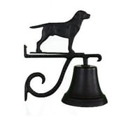 Montague Metal Products CB-1-60-SB Cast Bell With Satin Black Lab Ornament