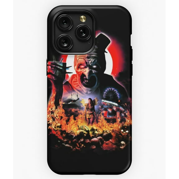 Evil Terrifying Clown Horror Art G904 Phone Case for iPhone17 16 15 14 13 12 11 Pro Max
