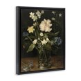 thumbnail image 2 of Stupell Industries Transitional Chrysanthemum & Flowers in Vase Black Floating Frame Canvas Art, 17 x 21, by Vintage Hustle, 2 of 8