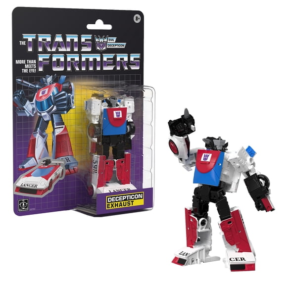 Transformers Toys Retro G1-Inspired Decepticon Exhaust 5-inch Action Figure, 8 and up
