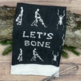 thumbnail image 2 of Lets Bone Funny Skeleton Intercourse Tea Towel, 2 of 5