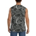 thumbnail image 4 of Balery Snake Camisetas sin mangas para hombre, absorbe la humedad y protege contra el mal olor.-Large, 4 of 7