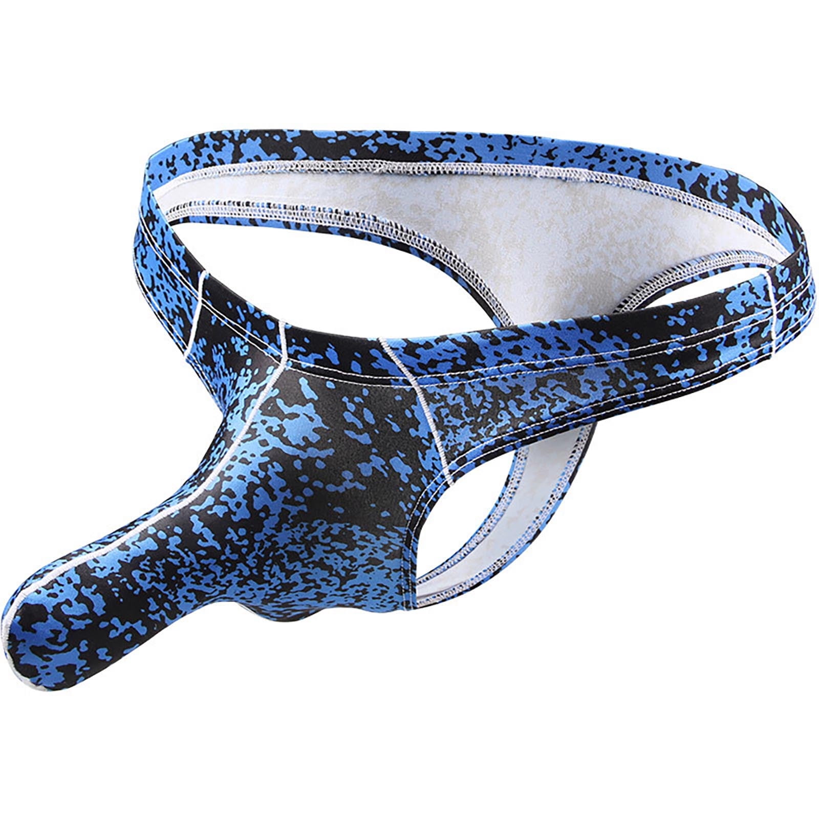 Mens Underwear Clearance Briefs Metal Buckle Laserlike Swim Shorts