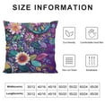 thumbnail image 5 of Fenyluxe Decorative Square Throw Pillow Covers Mandala Multicolor Couch Sofa Bed Pillow Covers Cushion Cases 12x12in, 5 of 5