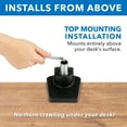 thumbnail image 5 of Mount-lt! Single Monitor Desk Mount | Fits 17"-32" Monitors | Full Motion Bracket, 5 of 9