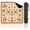 Color 1, variant on Mahjong Mat 31.5" x 31.5" Oriental Garden Pavilion Cherry Blossoms Lotus Pond Leopard Watercolor Non-Slip Noise Reduction Mahjong Accessories Gifts for Board and Tile Games