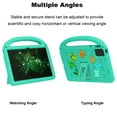 thumbnail image 4 of Dteck Crossbody Strap Kids Case for Lenovo Tab M11 11 inch TB330FU TB330XU 2024,Cute EVA Hand Grip Case Shockproof Kickstand Cover with Shoulder Strap,Green, 4 of 6