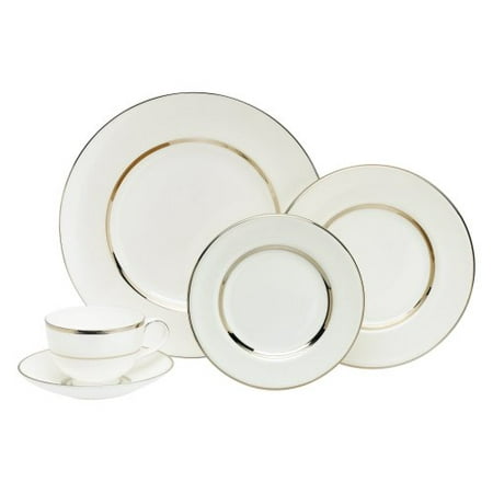 Royal Doulton Platinum Dinnerware - Royal Doulton Platinum Silk 5-Piece Place Setting, Service for 1