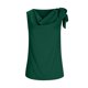 thumbnail image 4 of Tops Casuales sin Mangas para las Mujeres Elegante Satén Encaje Blusa, Tanque de Verano de Color Sólido para el Uso Diario, 4 of 7