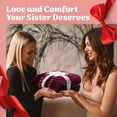 thumbnail image 2 of Sister Gifts Blanket for Sisters from Brother or Sister, Unique Birthday Gifts for Women Sister, Sister Gifts from Sister, Gifts for Sister Who Has Everything, Throw Blanket 65” x 50” (Silver), 2 of 5