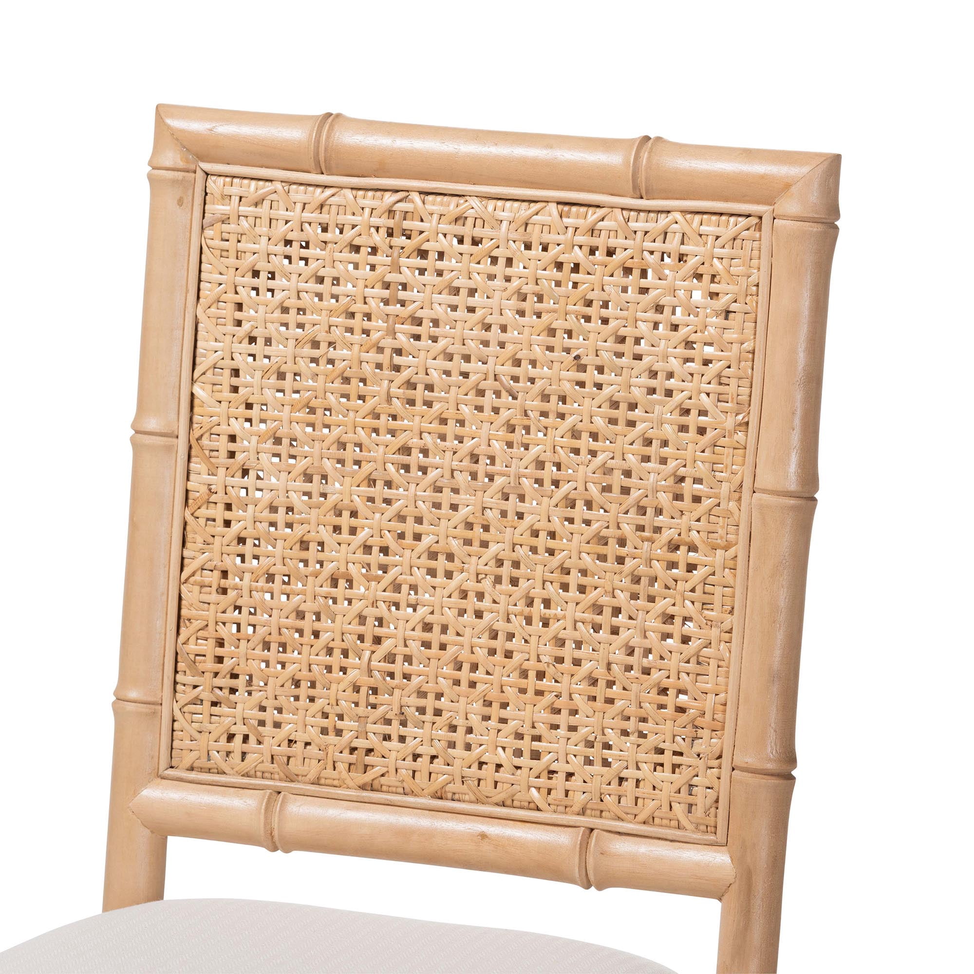 bali & pari Sandy Boho Counter Stool, Counter Height, Acacia Brown