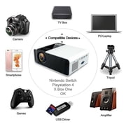 VicTsing Support HD 1080P Mini Projector 2800LM LED Android Projector Video Home Cinema 3D HDMI Movie Game Projector Home Theater