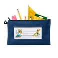 thumbnail image 2 of Pencil+Pouch by Seat Sack, Roomy, Zippered, Expandable, Blue, 2 of 2