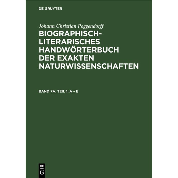 A - E: Berichtsjahre 1932 Bis 1953, (Hardcover)