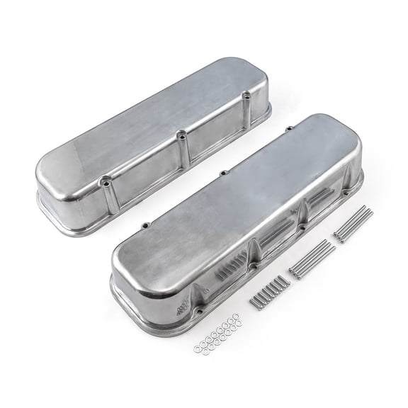 Speedmaster PCE314.1027.01 Compatible with Chevy BBC 454 Aluminum Plain Valve Cover - Tall w/o Hole