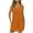 Orange, variant on aidice Summer Rompers for Women Casual V Neck Sleeveless Zip Comfy Solid Color Shorts Jumpsuits Pockets