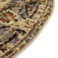 thumbnail image 6 of Unique Loom Saturn Collection Area Rug - Ion (7' Round Blue/Beige), 6 of 7