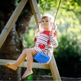 thumbnail image 4 of IFOYO Tree Swing Seat, Swing Set Accessories for Kids Outdoor Play Playground Trees, Children Outdoor Plastic Swingset for Little Tykes, Blue, 4 of 8