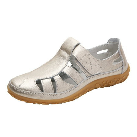 

Vuygyu Women Shoes Fashion Flat Soft Sole Sole Sole Sandals Casual Retro Sandals Wide Width Sandals for Women 7w plus Size Sandals for Women Wide Width Flip Flop Sandals for Women with Arch Support