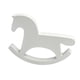 thumbnail image 4 of Regalos Hechos Del Bebé Del Modelo de para La Decoración de Navidad Del Escritorio Del Dormitorio para hogar gris Macarena Caballo mecedora de madera, 4 of 6