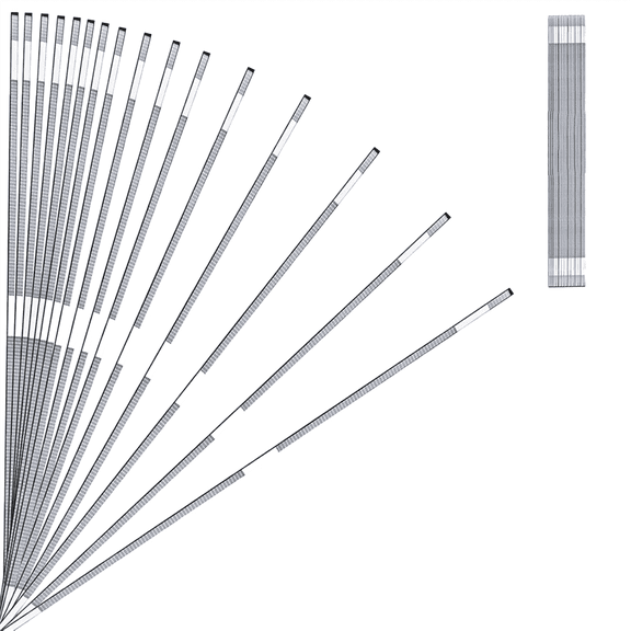 50 PCS 1.5mm Hot Melt Adhesive Strips, Used for Binding Photo Albums, Cards, Books, Thermal Glue Strips