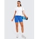 thumbnail image 3 of Shorts CRZ YOGA ButterLuxe Cintura Alta 15 cm Azul XL, 3 of 5
