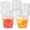 30 Buckets + 30 Lids + 30 Straws, variant on 24 Oz Clear Plastic Drink Buckets with 15 Buckets+ 15 Lids + 15 Straws for Summer Parties