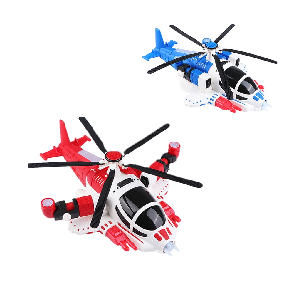 Esaierr Electric Helicopter Toy for Toddler Baby Airplane Toys with Lights and Music Battery Operated for Boys and Girls Ages 3-8 Years Old